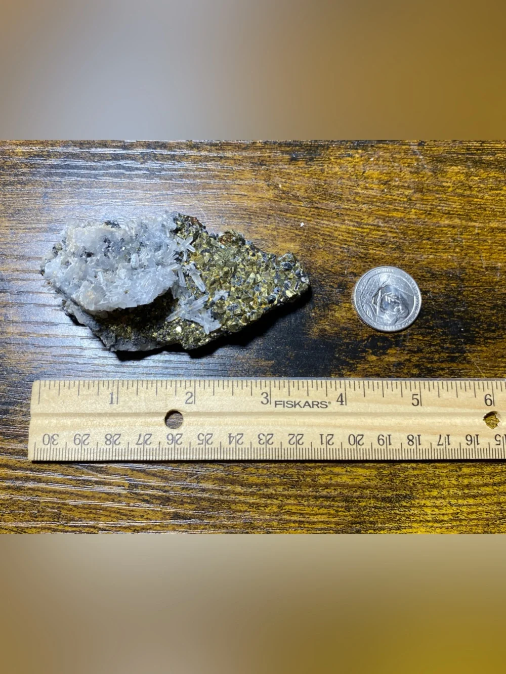 Skeletal Quartz & Pyrite